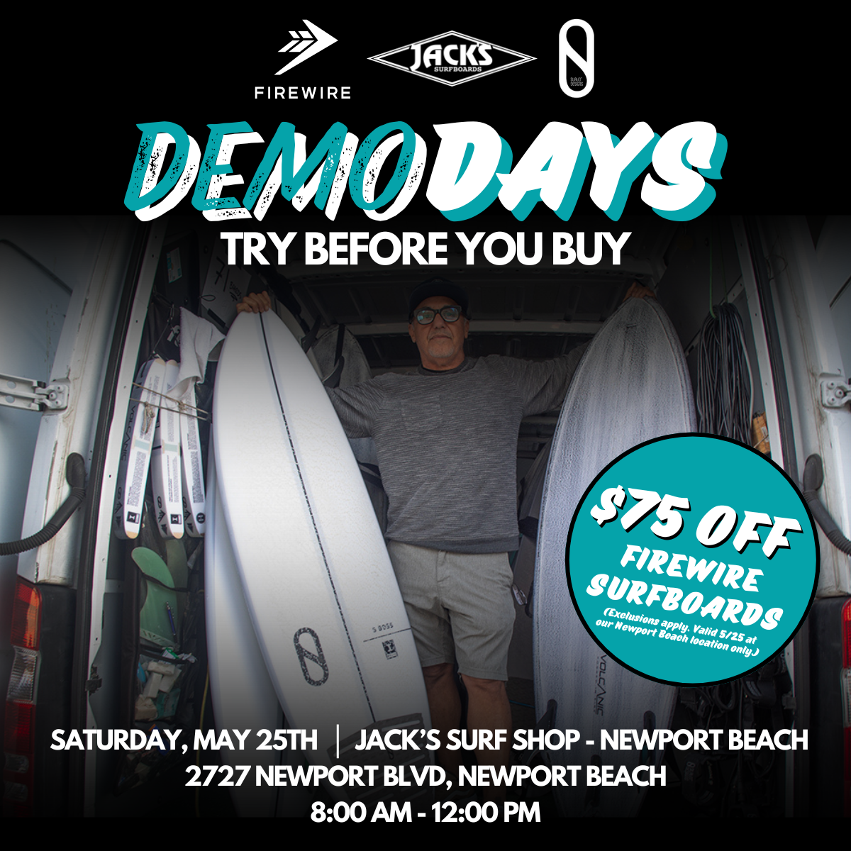Firewire Demo Days Jack's Surfboards