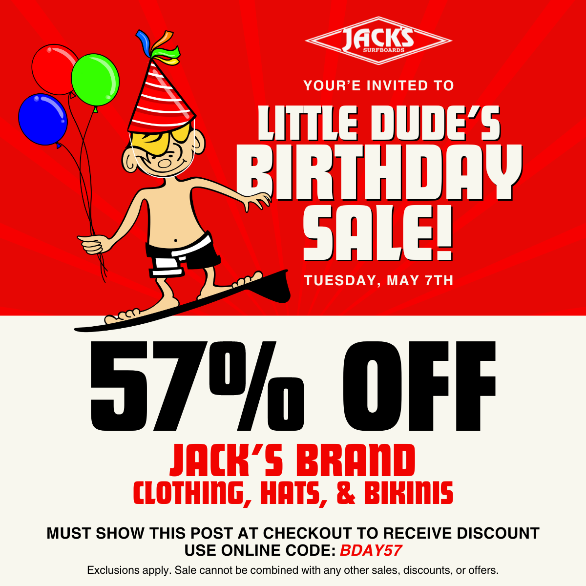 Little Dude's Birthday Sale! 2024