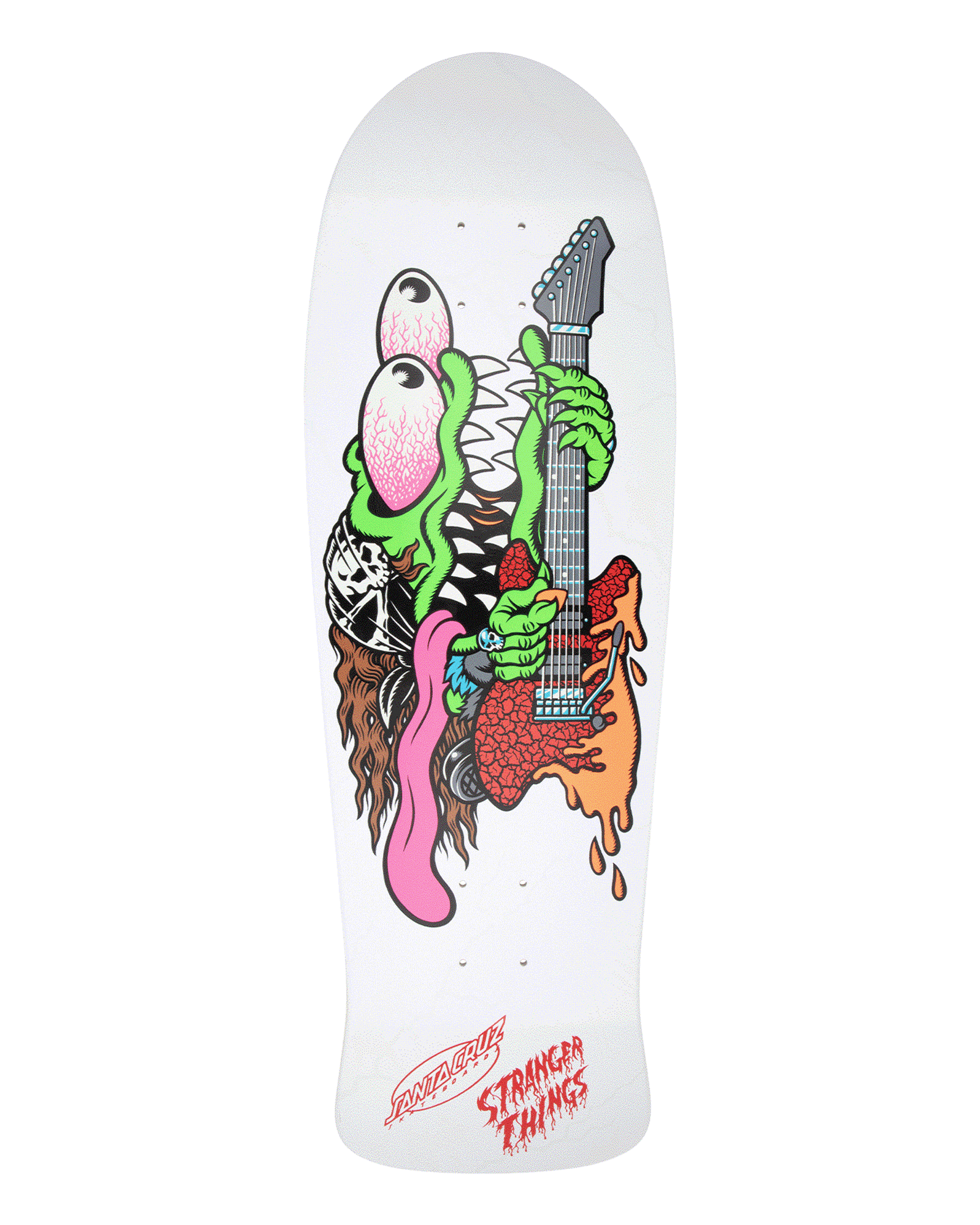 X CRUZ SANTA スケボーデッキ10.1㌅ Things Stranger Cruz Santa STRANGER 10.1 EDDIE SLASHER MEEK THINGS スケートボード