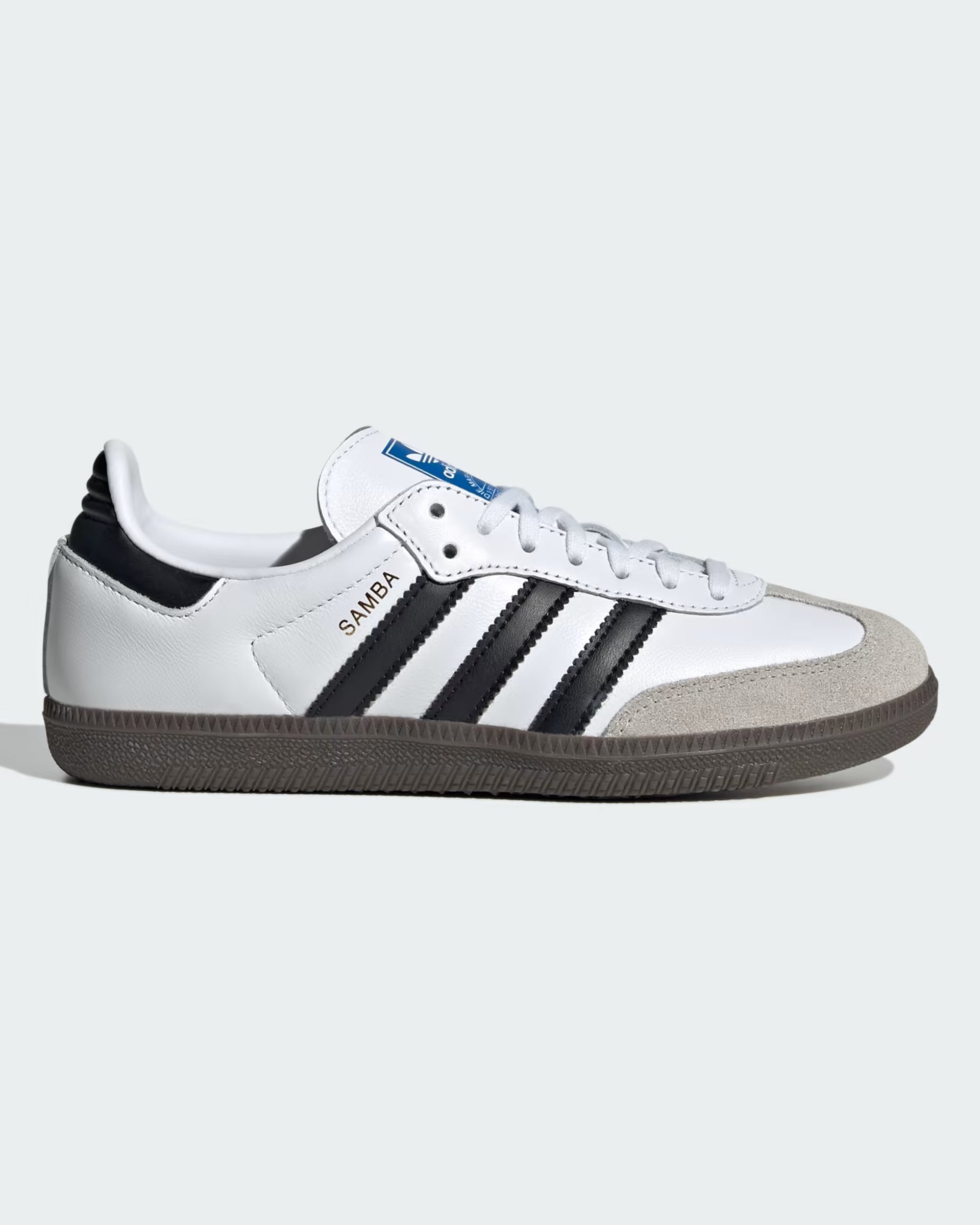 Kids (8-16) Samba OG Shoes - Cloud White/Core Black/Gum – Jack's