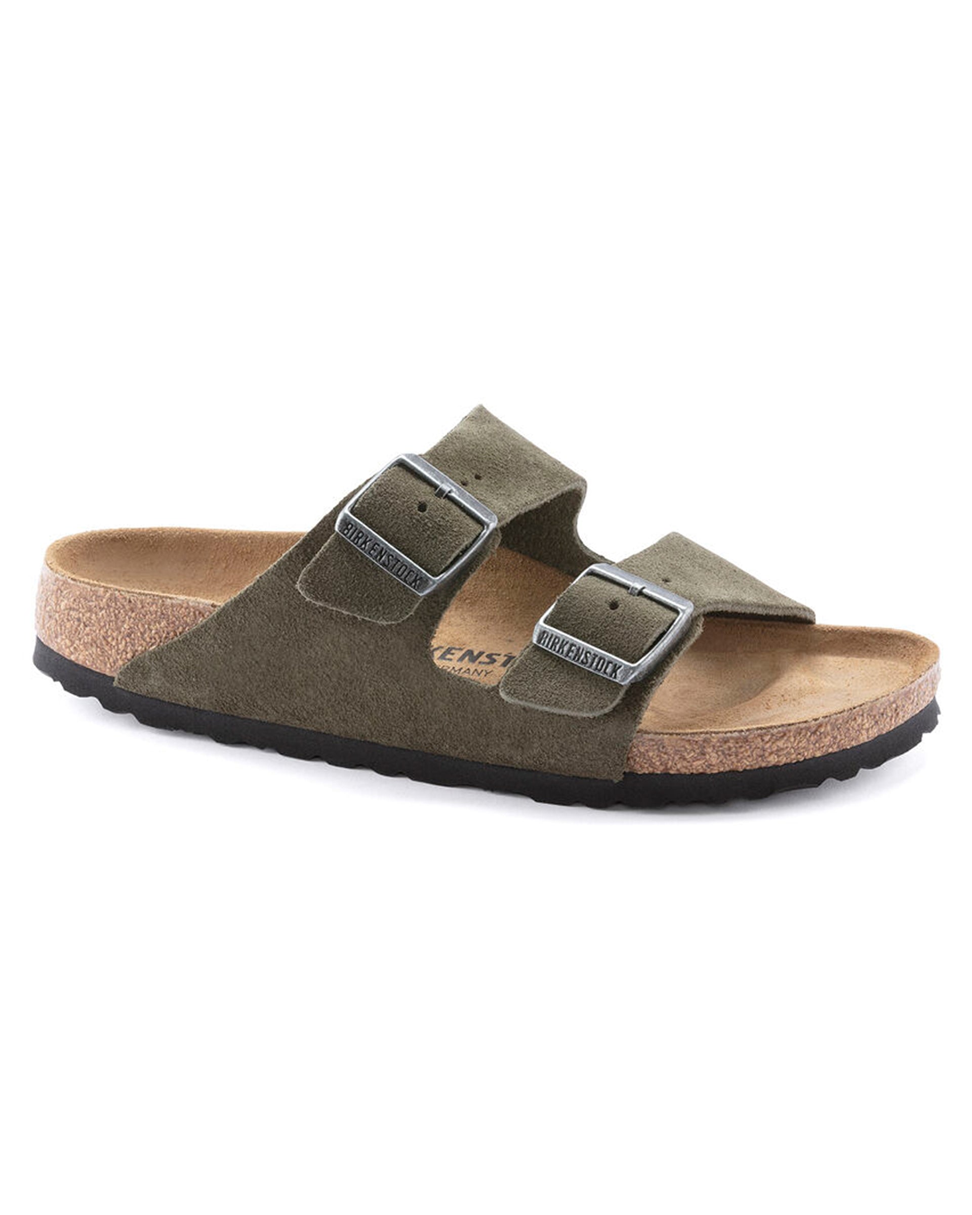BIRKENSTOCK スエード スニーカー ティール Arizona Suede Leather Sandal (Wide) - Thyme – Jack's Surfboards