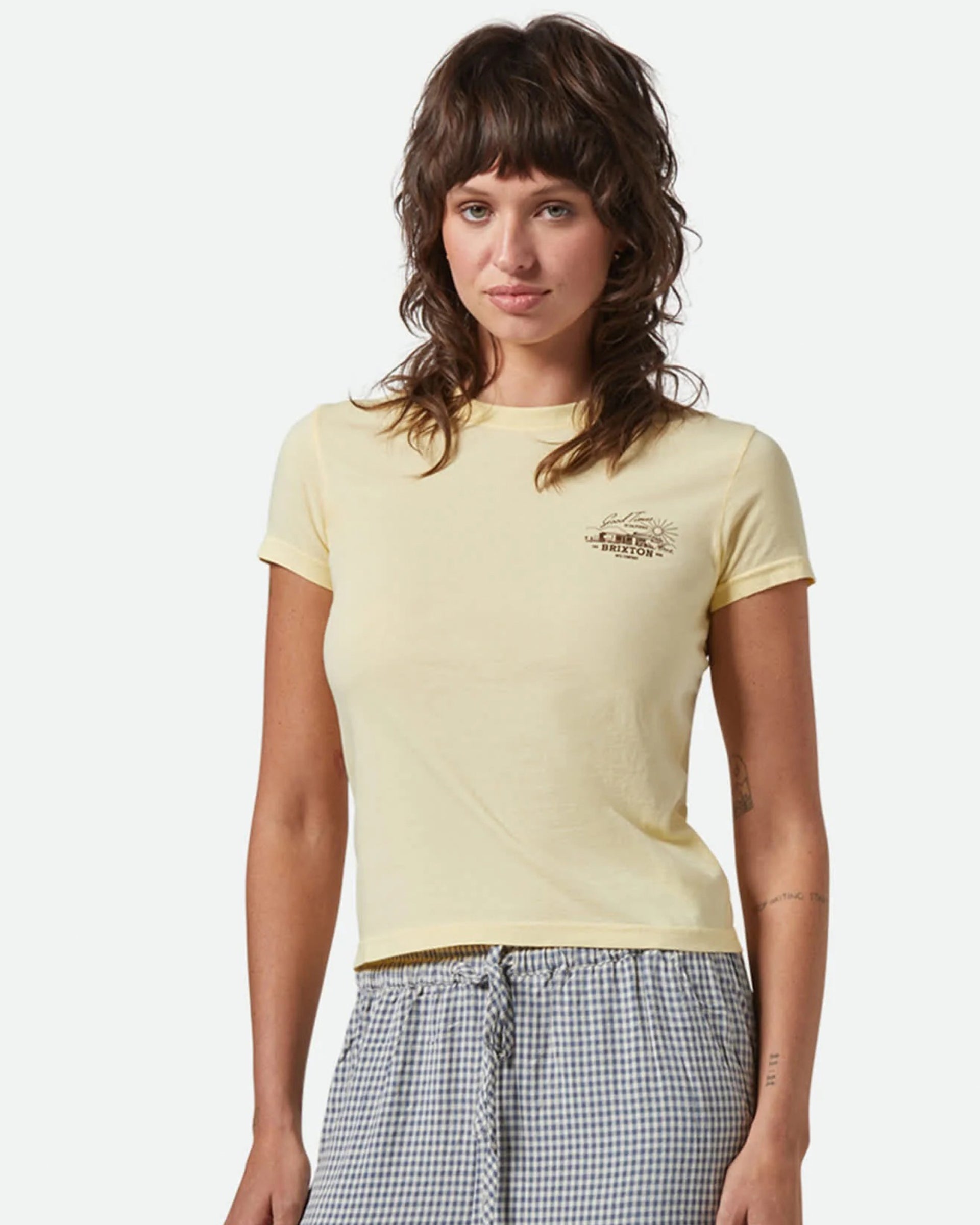 Good Times Fitted Crew T-Shirt - Panna Cotta – Jack's Surfboards