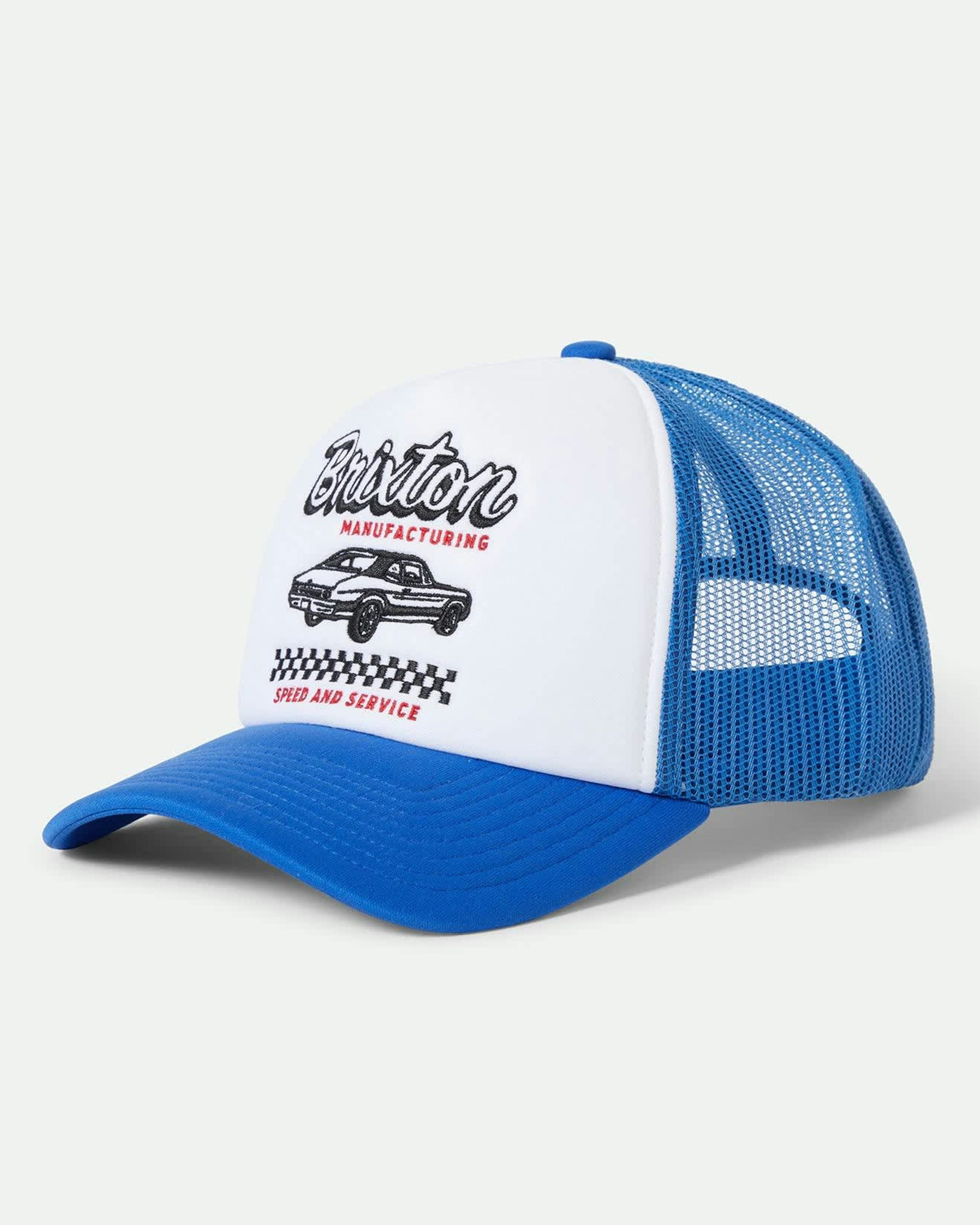 Speed And Service Netplus Trucker Hat - Electric Blue – Jack's