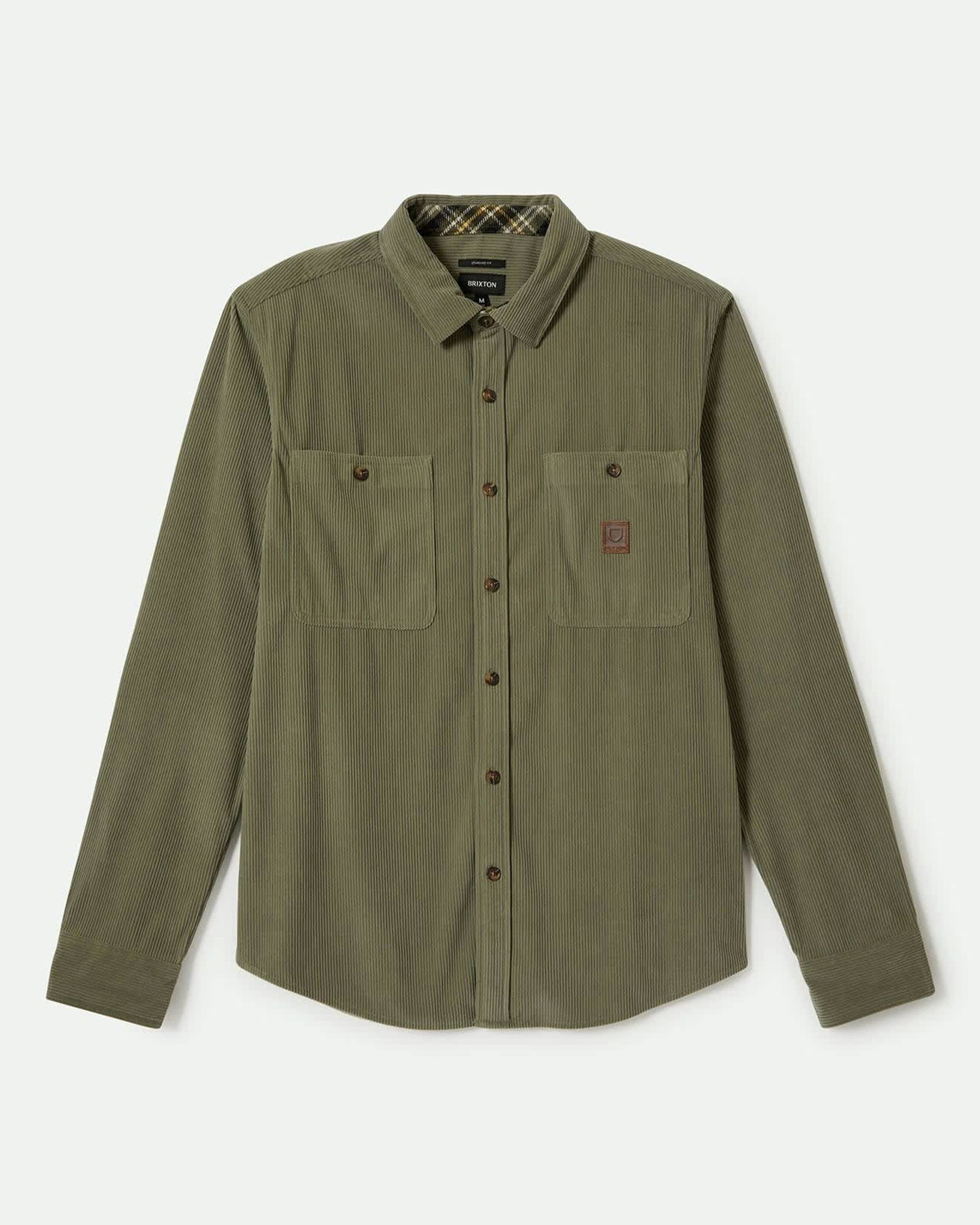 The Field Corduroy L/S Overshirt - Military Olive – Jack's Surfboards