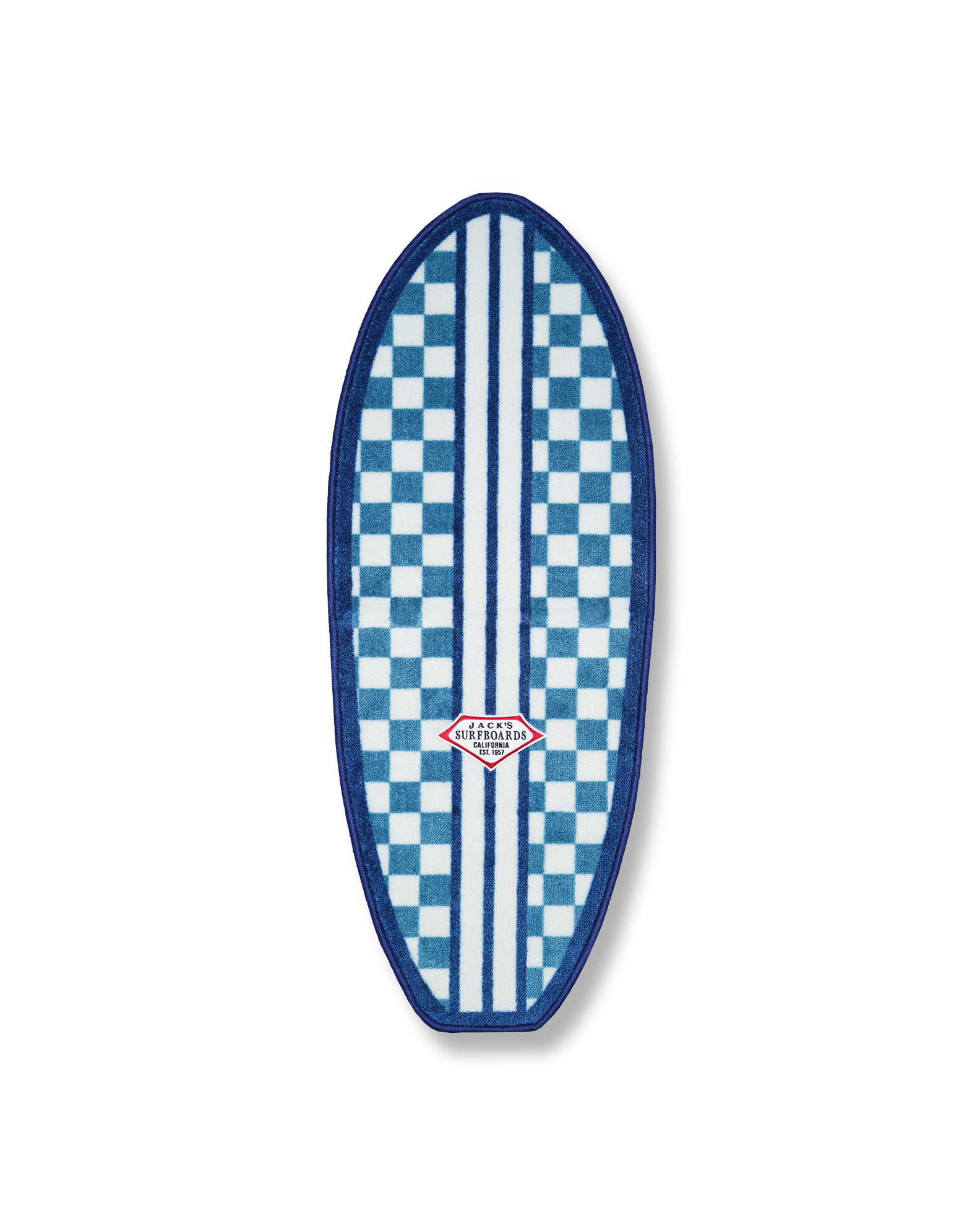 Rugboard III Bath Mat - Blue Checkers – Jack