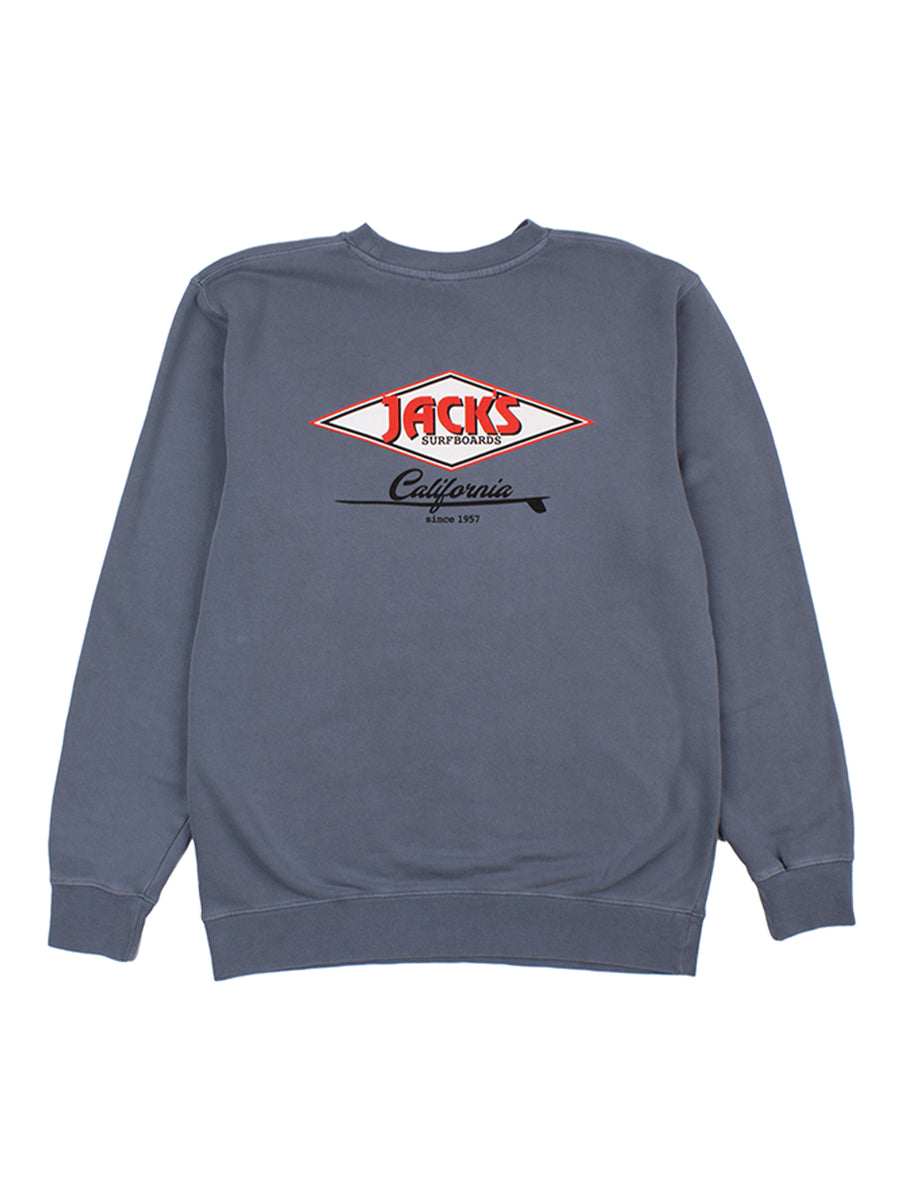 Cal Diamond Pigment Crewneck Sweatshirt Jack's Surfboards