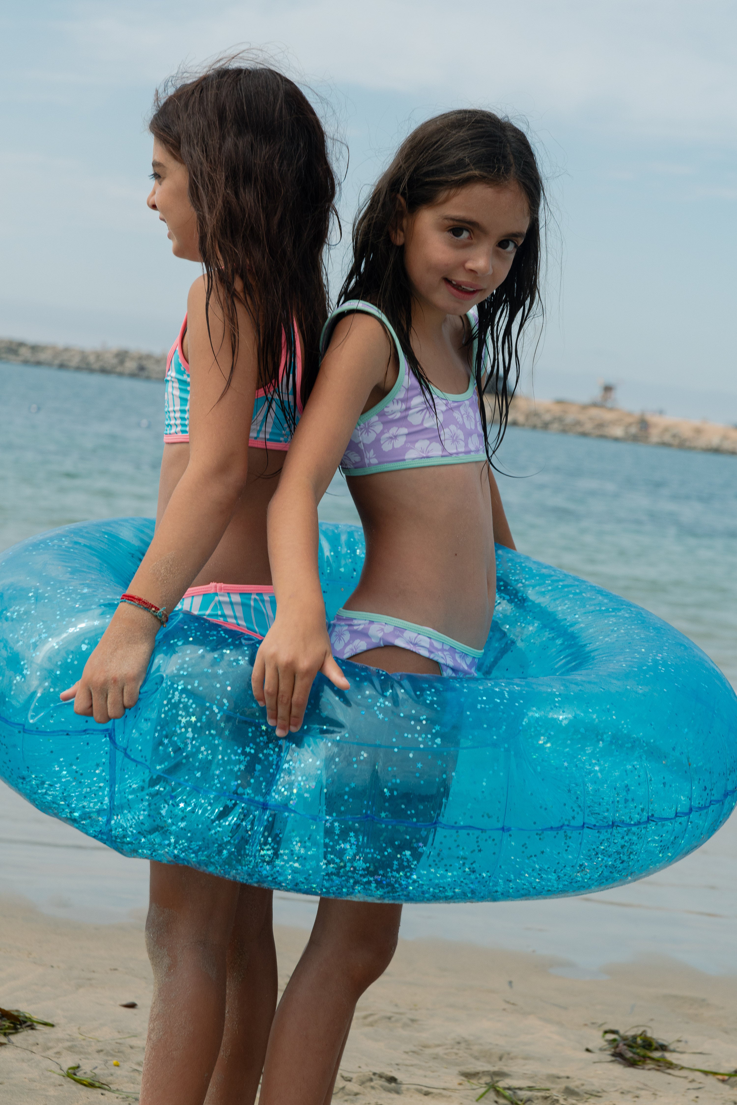 (取寄) ヴィルブレクイン キッズ ガールズ スイム ジャージ ストレッチ (トドラー/リトル キッド) Vilebrequin Kids girls Madrague Swim Jersey Stretch (Toddler/Little Kid) Abricot 8-16) Girl's Tiki Swim Set - PURP – Jack's Surfboards
