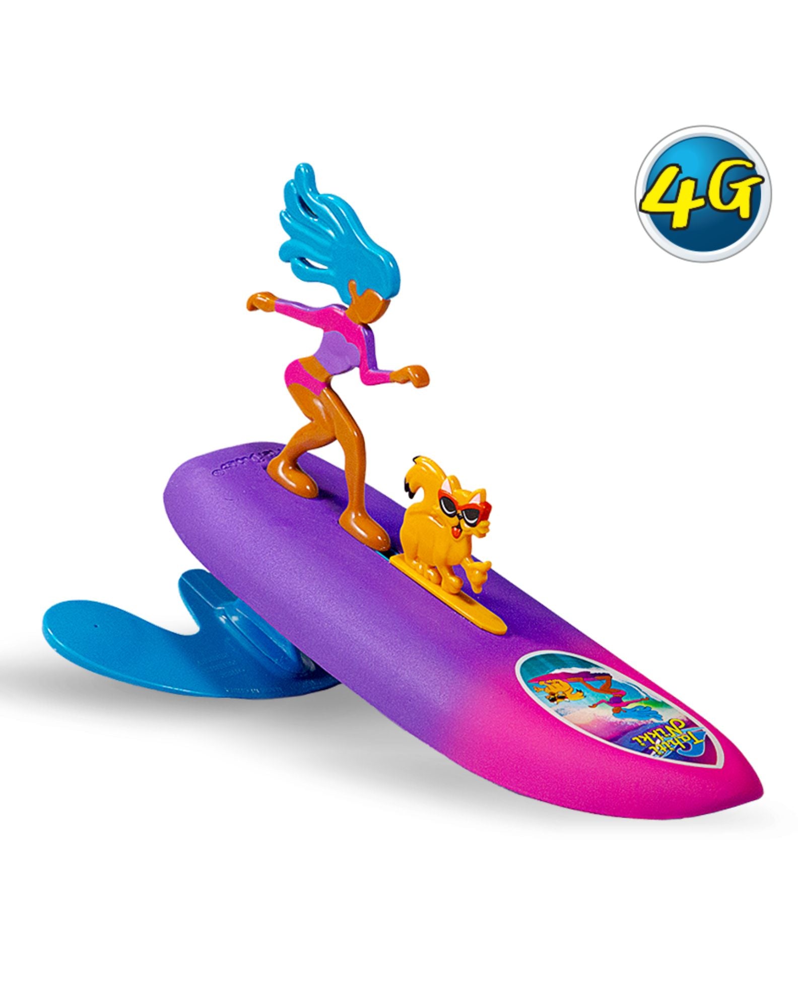 Legends & Surfer Pets Wave Powered Mini-Surfer - Tahiti Nikki