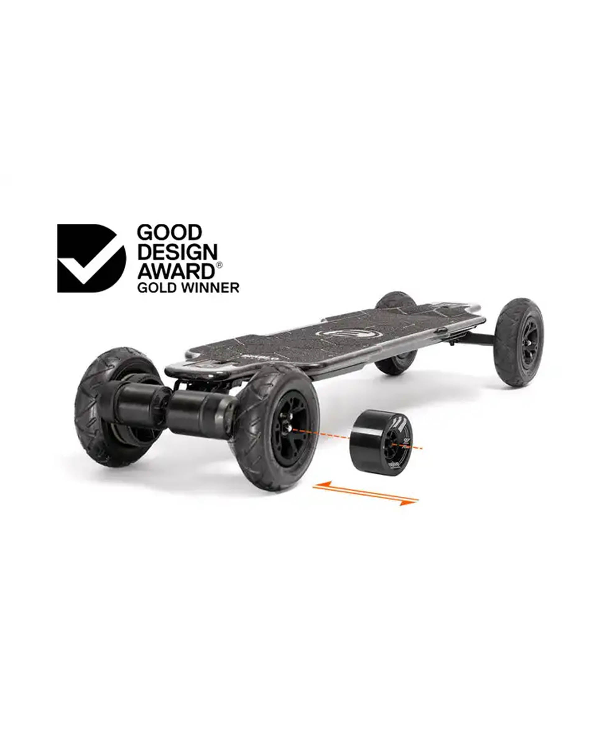 electric skateboard that rides like a snowboard Diablo Carbon 2 in 1 Electric Skateboard – Jack's Surfboards
