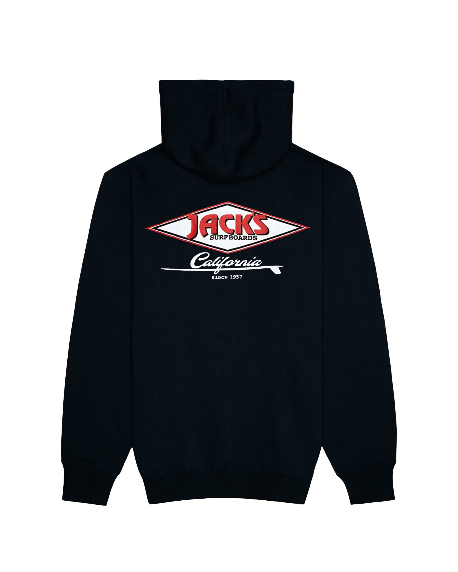 Cal Diamond Classic Pullover Hoodie - Black – Jack's Surfboards