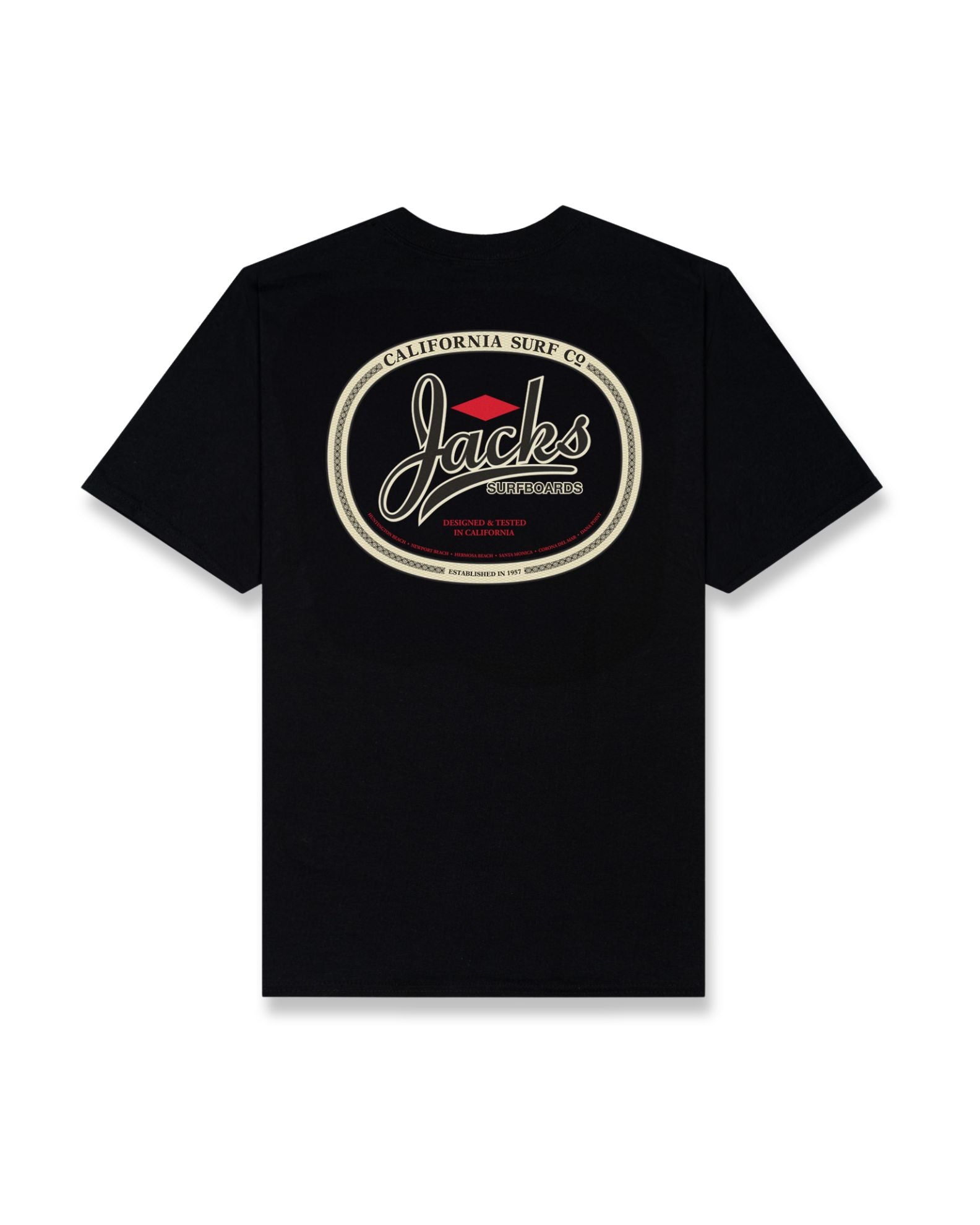 Trenton CF (Classic Fit) S/S Tee - Black – Jack's Surfboards