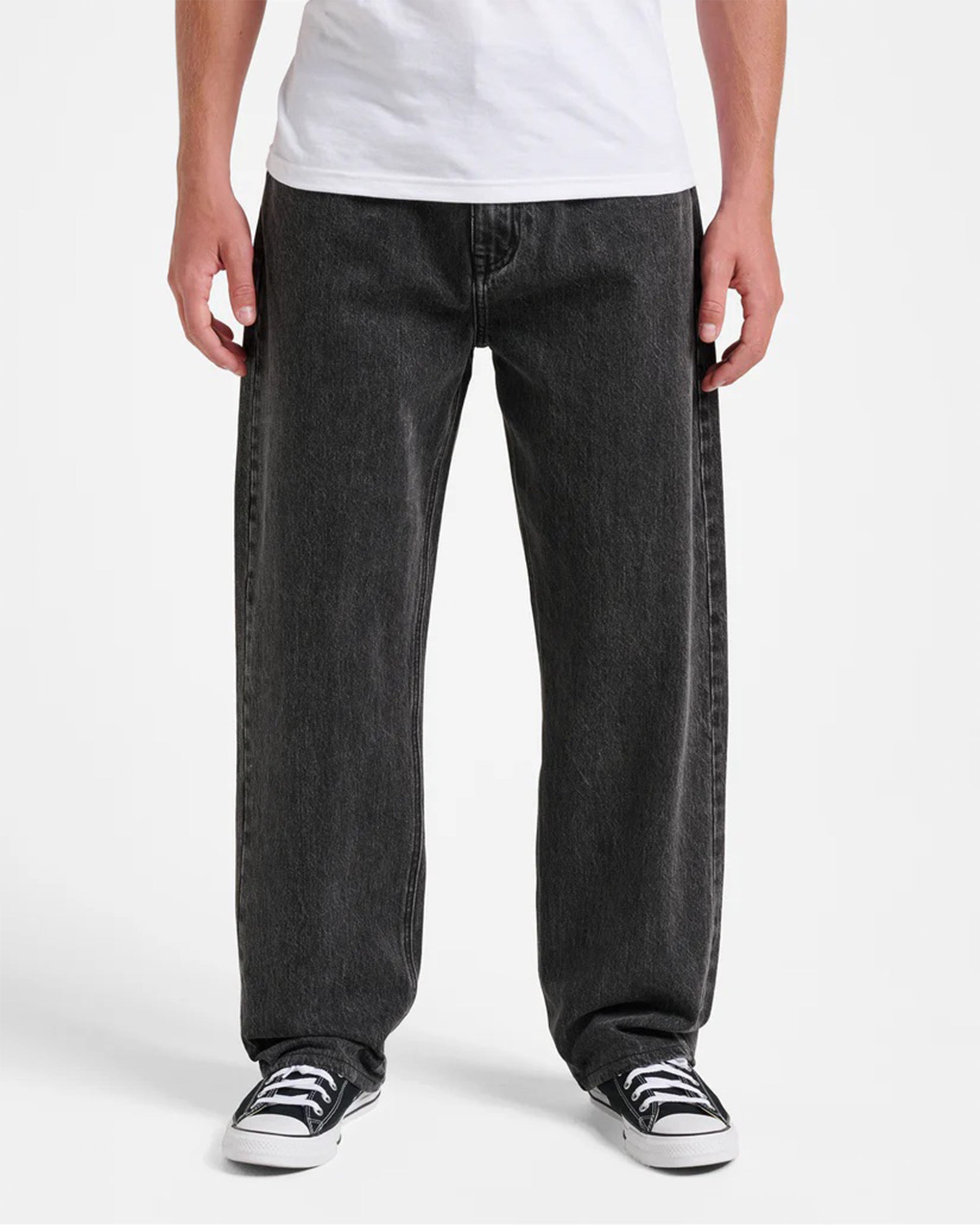 Baggy Denim Pants - Black Wash – Jack's Surfboards