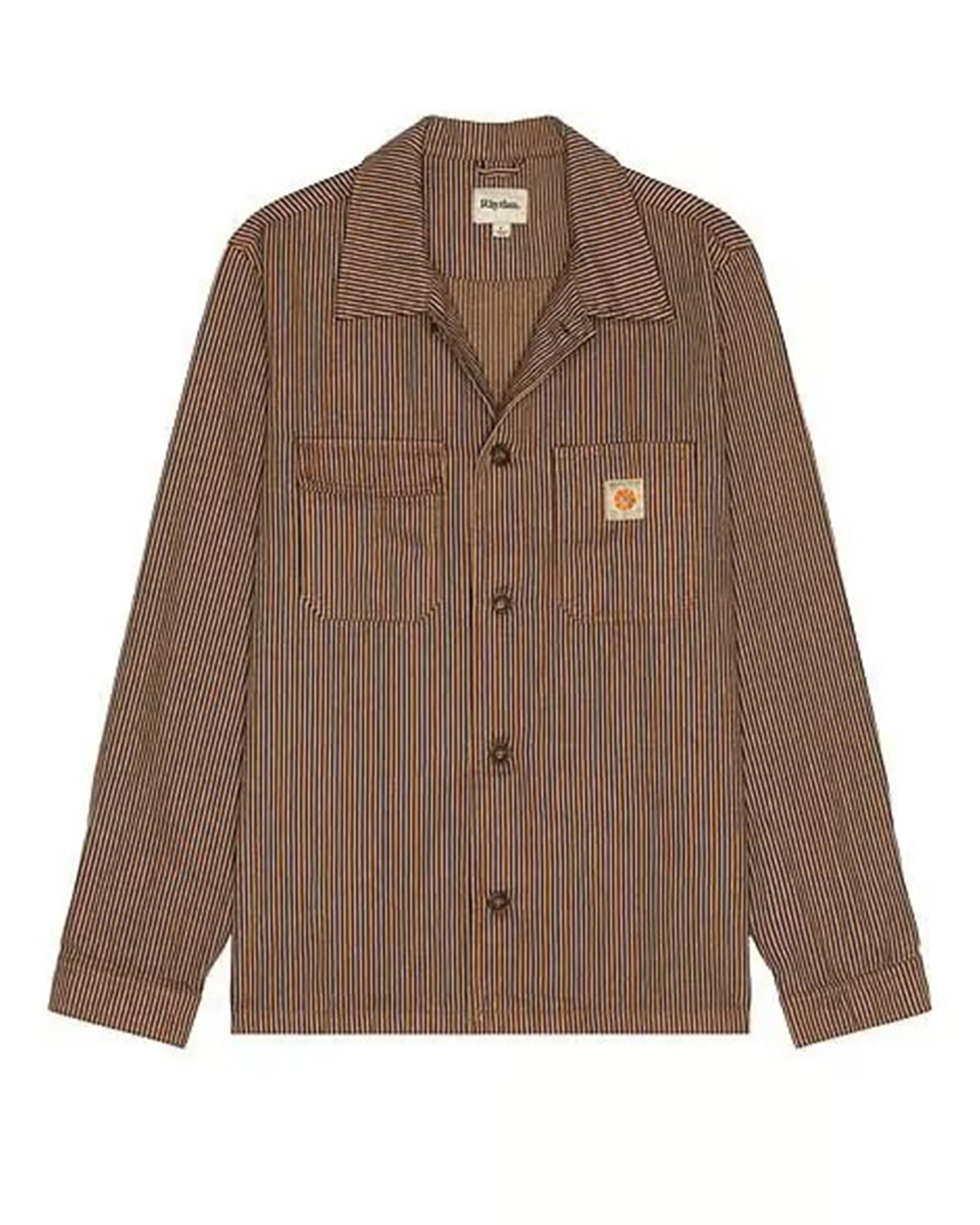 Hickory Stripe Work Shirt - Cedar – Jack's Surfboards