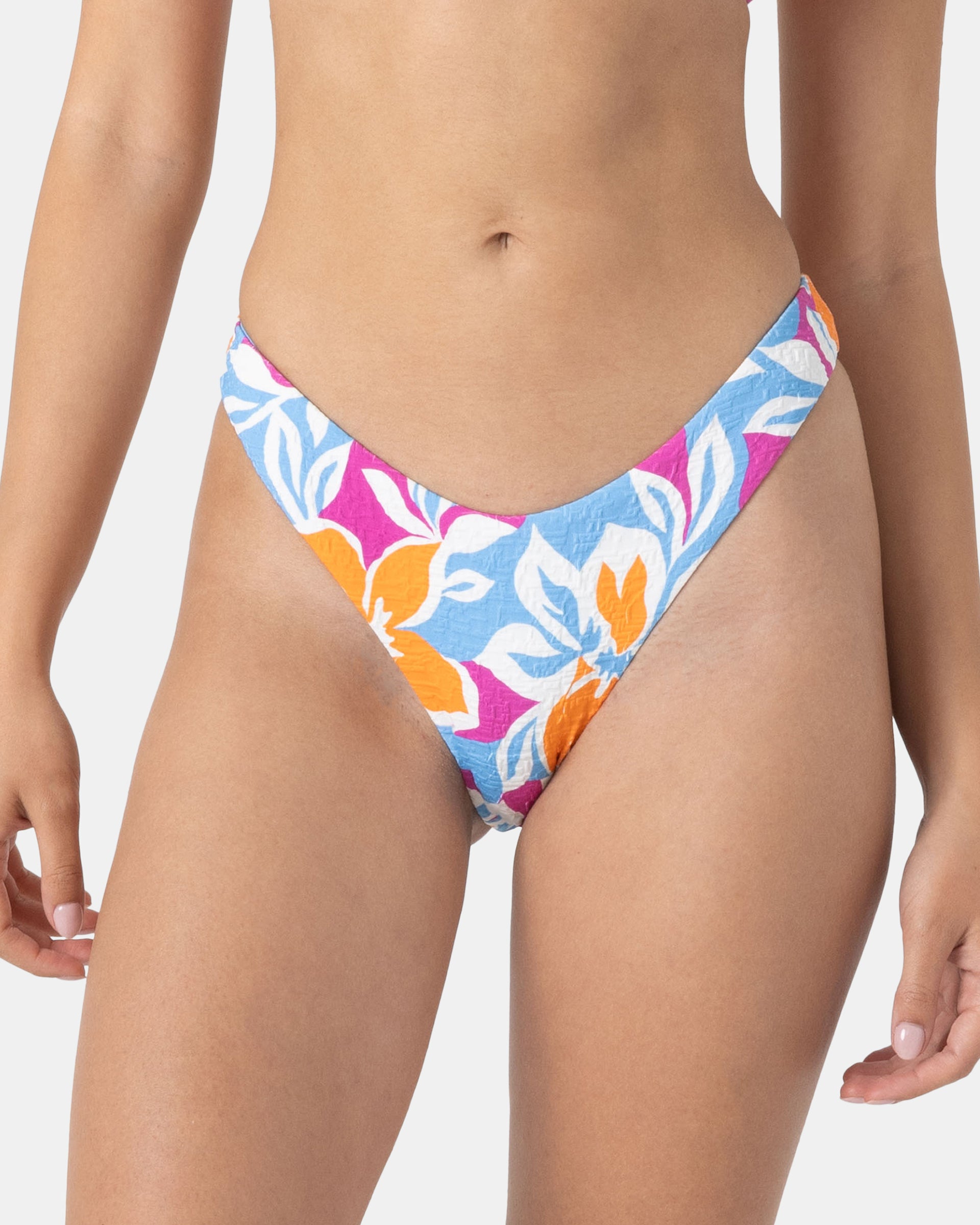 ト*☆様 Spicygem Trimmed shallow Topanga Canyon Scoop Cheeky Bikini Bottom - Multi – Jack's Surfboards