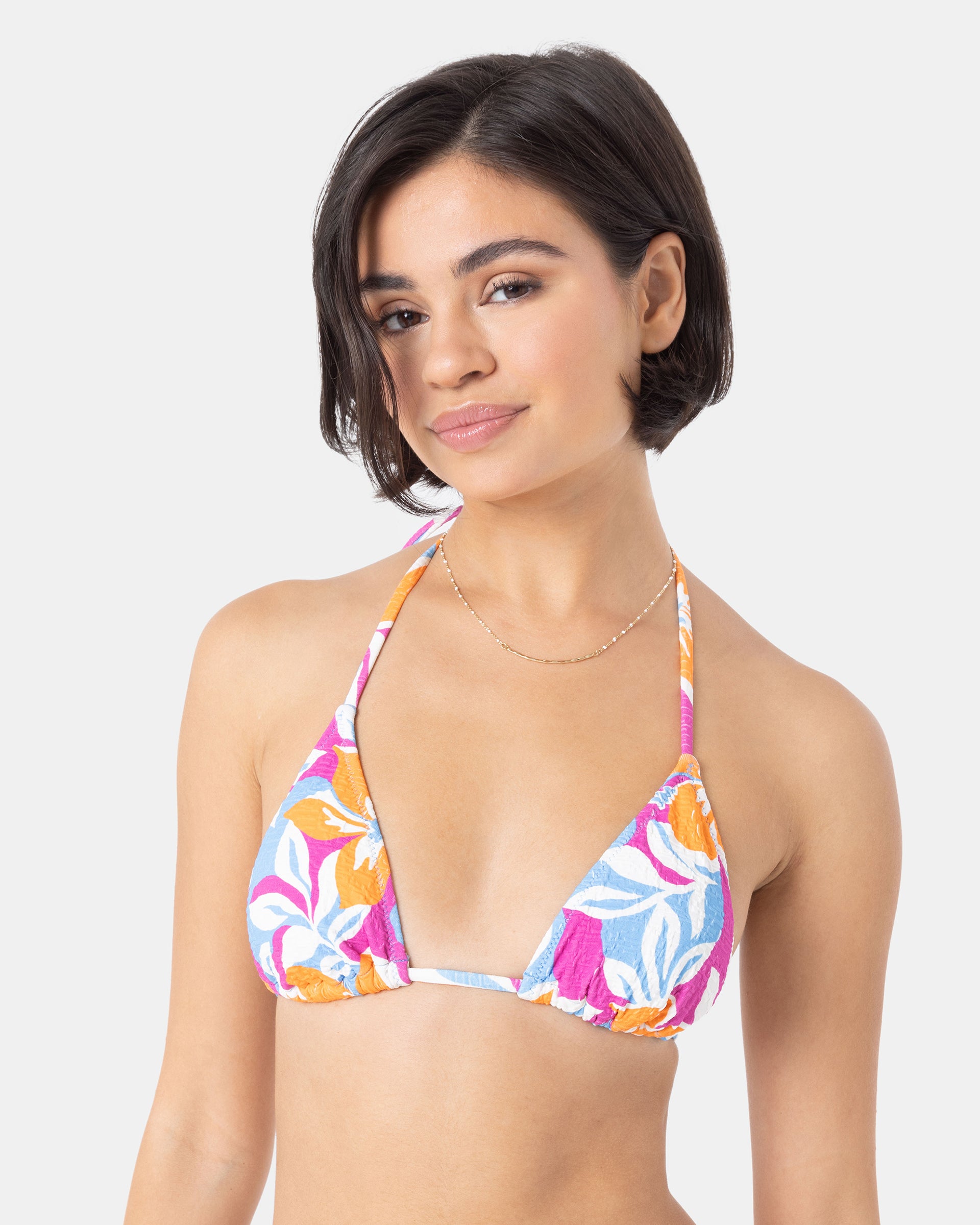 topanga トライアングルビキニ Topanga Canyon Mini Tiki Triangle Bikini Top - Multi – Jack's