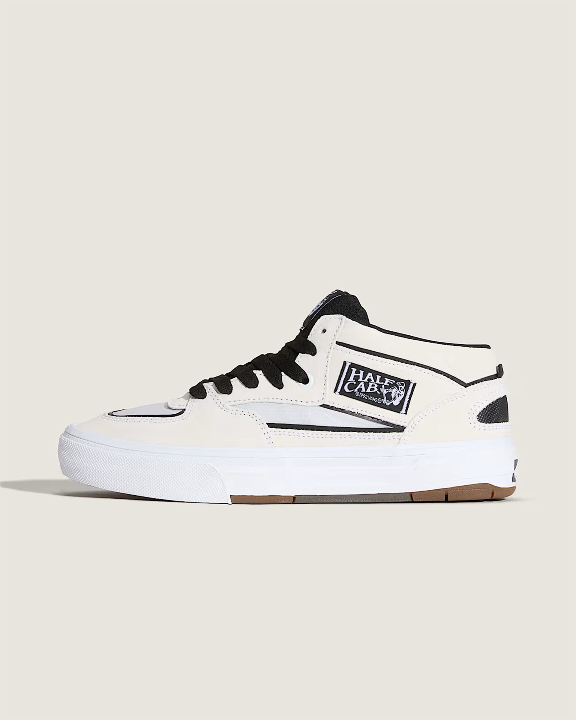 靴 VANS Half Cab Skate Half Cab Wafflecup Shoe - White/ Black – Jack's Surfboards