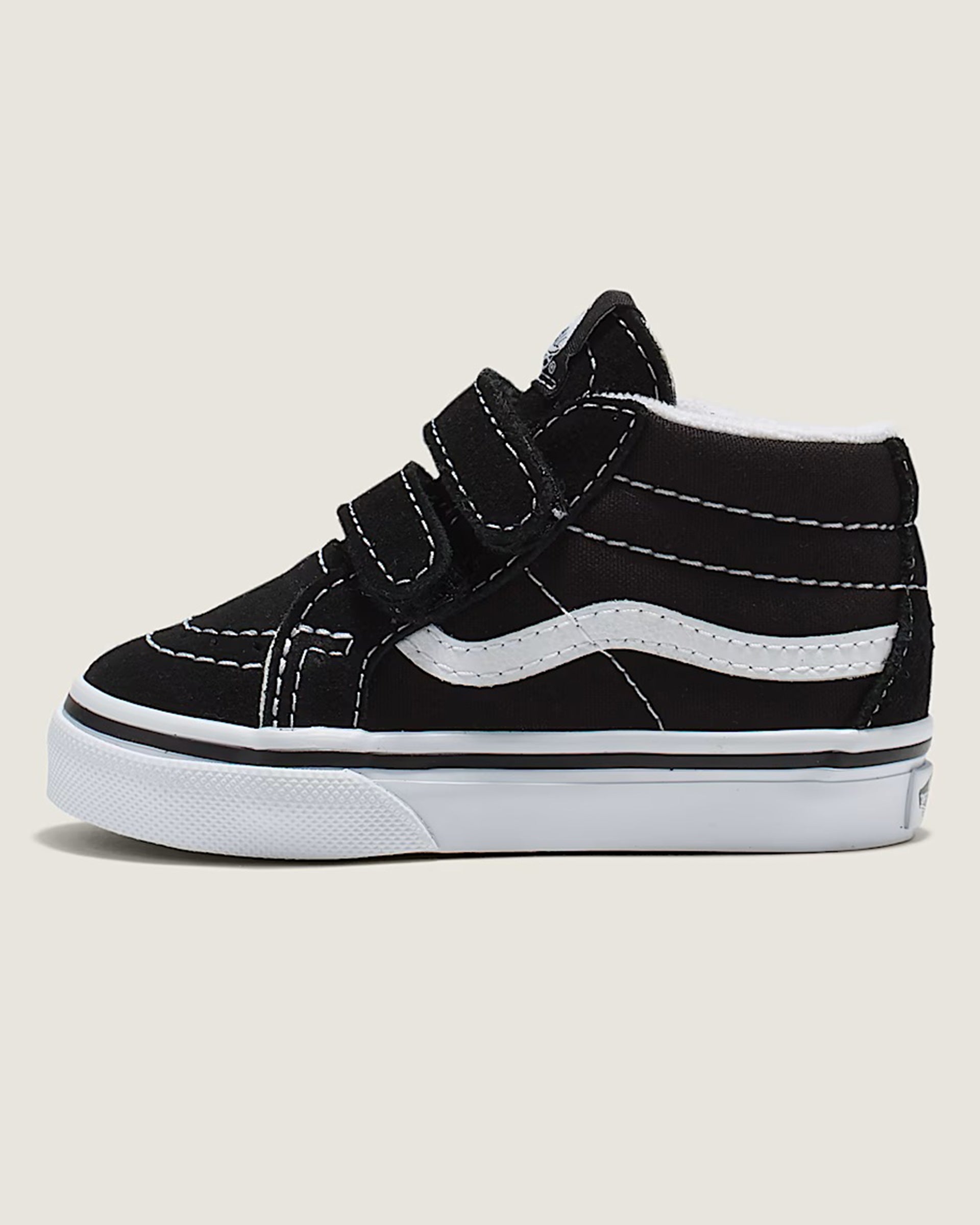 Toddler Sk8-Mid Reissue V Shoes Black True White – Jack's
