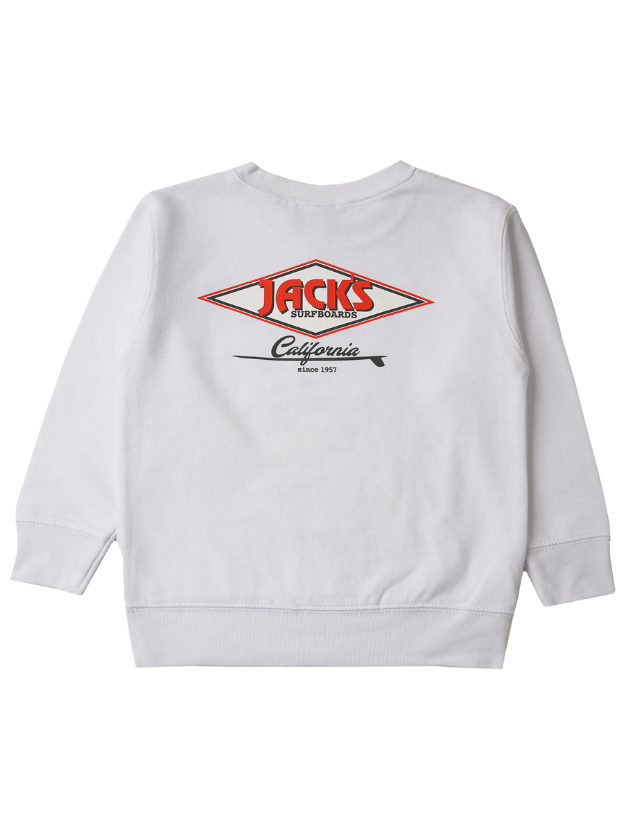 Toddler's (27) Cal Diamond Crewneck Sweatshirt Jack's Surfboards