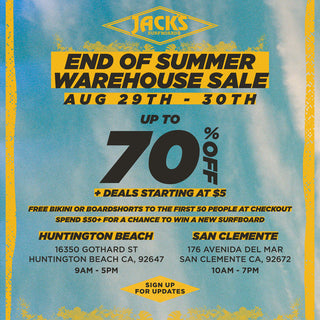 End of Summer Warehouse Sale: Up to 70% Off