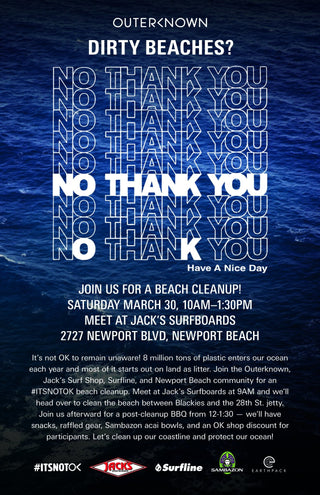 Beach Cleanup - Newport Beach | Jack's Surfboards
