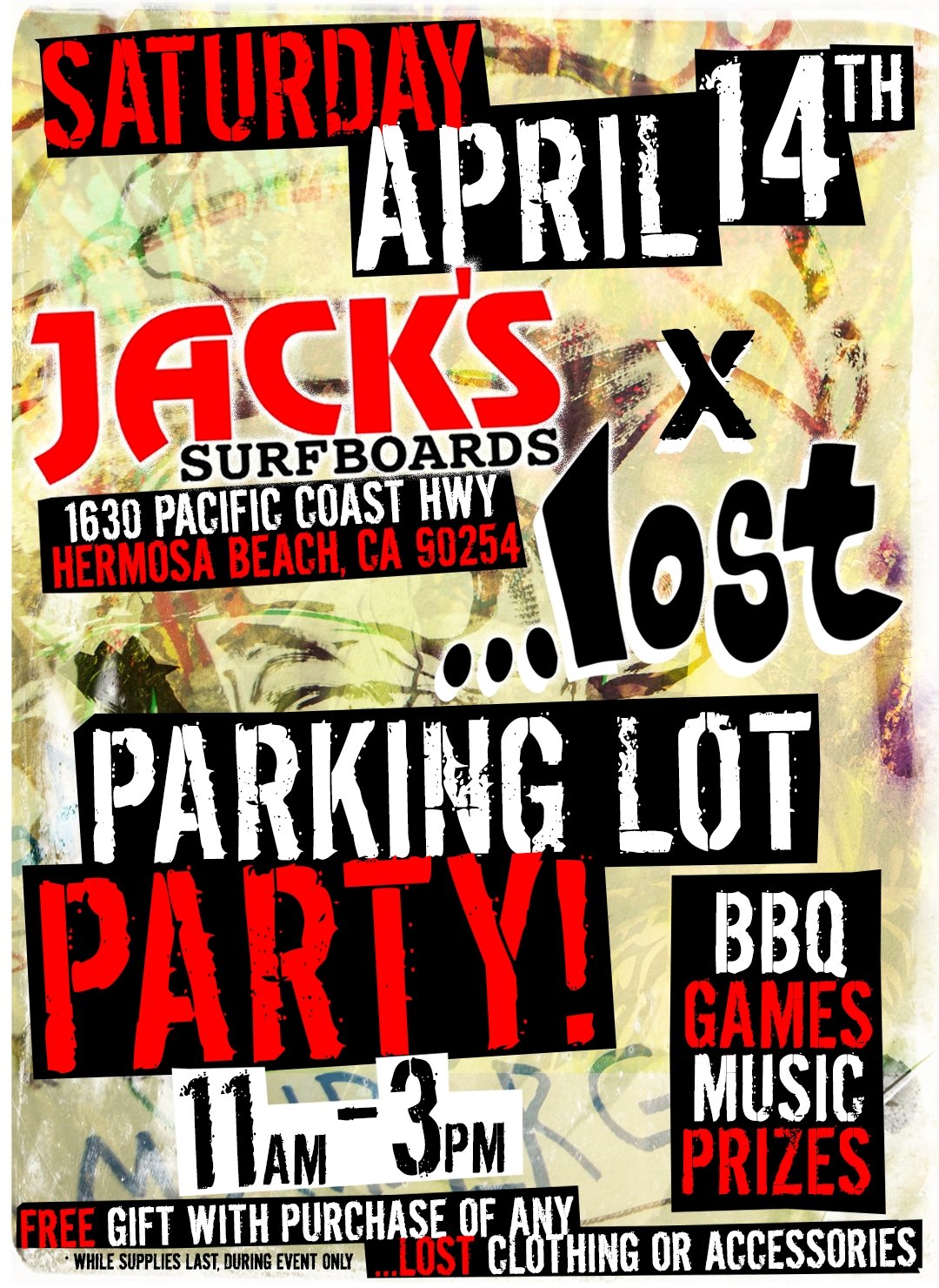 Jack's Surfboards x ...LOST Parking Lot Party! | Jack's Surfboards