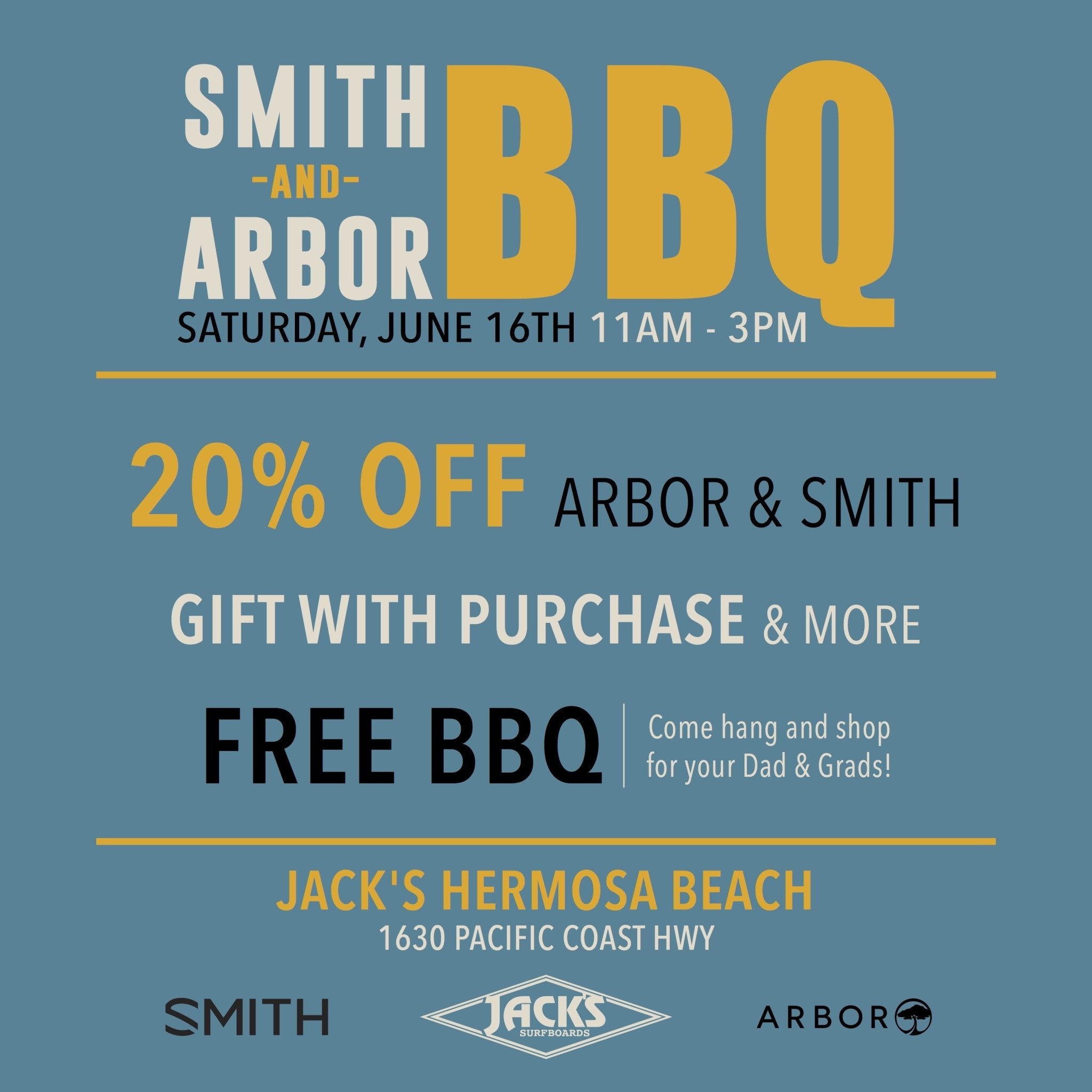 SMITH & ARBOR BBQ!! | Jack's Surfboards