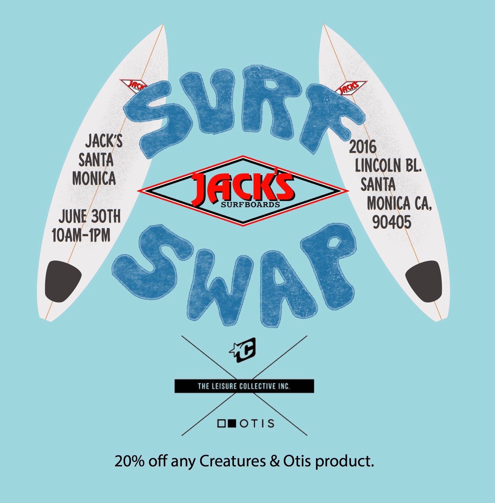Surf Swap - Santa Monica | Jack's Surfboards
