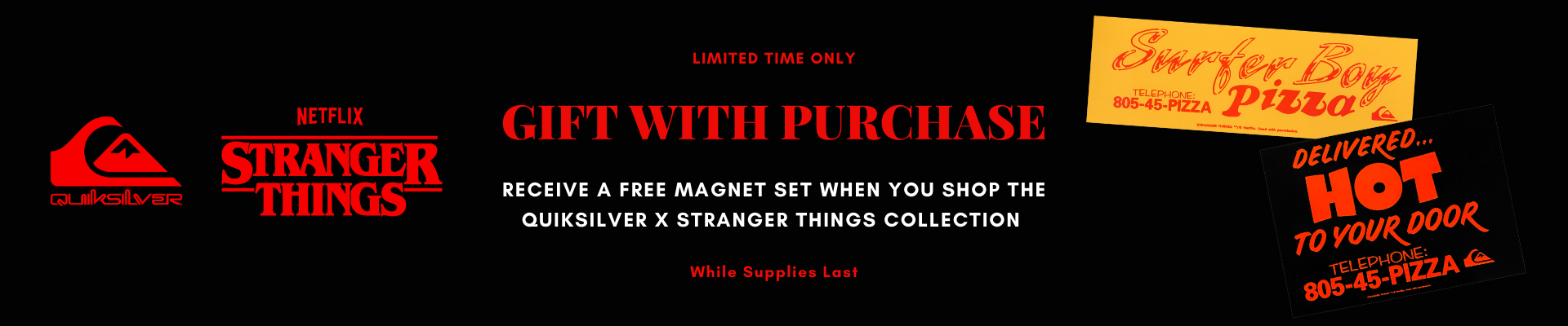 Quiksilver x Stranger Things Collection