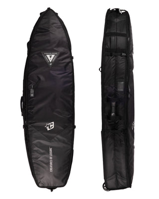 Shortboard Quad Wheely : Black Silver - 6'3