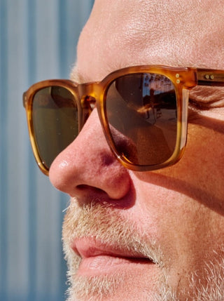 Wiley Polarized Sunglasses - Ghost/Vibrant Brown Polarized-54