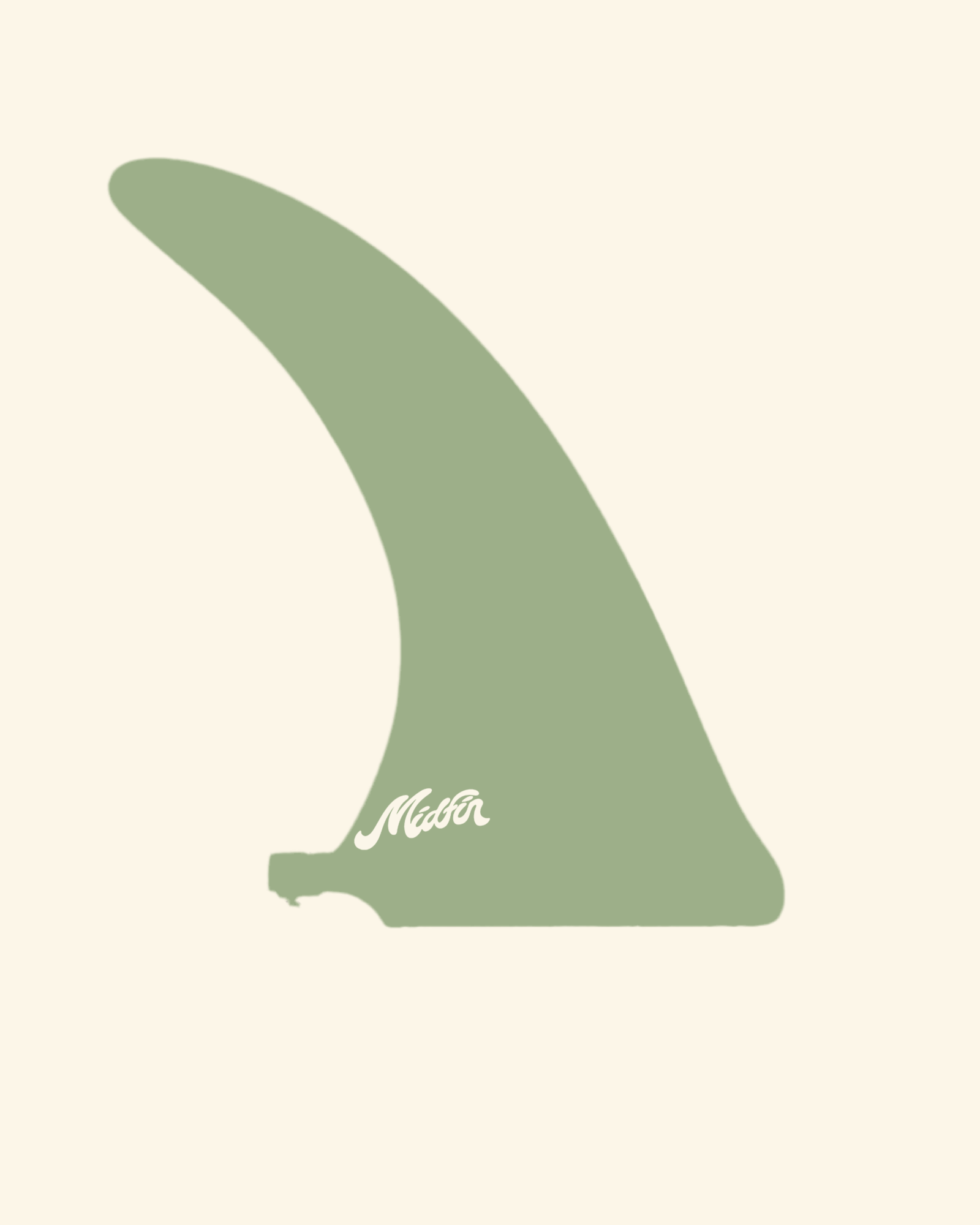 Mid Fin Co. Matcha - Classic Single Fin