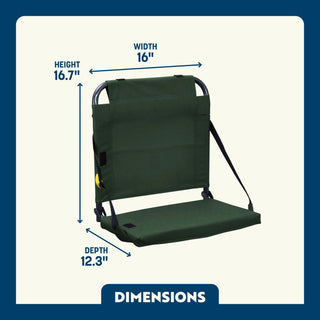 GCI Outdoor BleacherBack™ Seat - Hunter