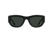 Raen Lonso Sunglasses - Recycled Black / Green Polarized