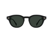 Raen Kostin Sunglasses - Recycled Black / Green Polarized