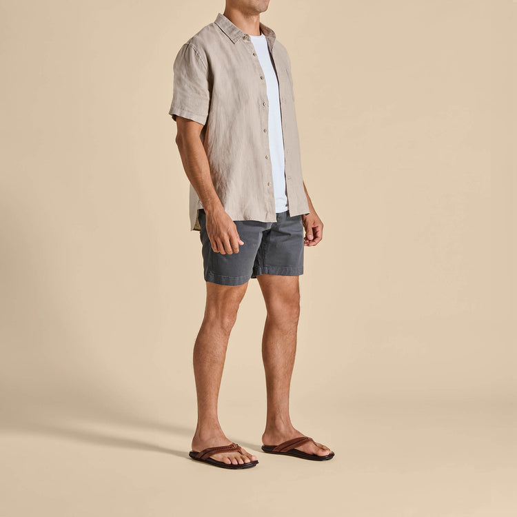 Olukai Men's Mea Ola Sandals - Tan/Dark Java