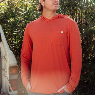 Marsh Wear Men's Buxton Pullover Hoodie - Lobster Heather