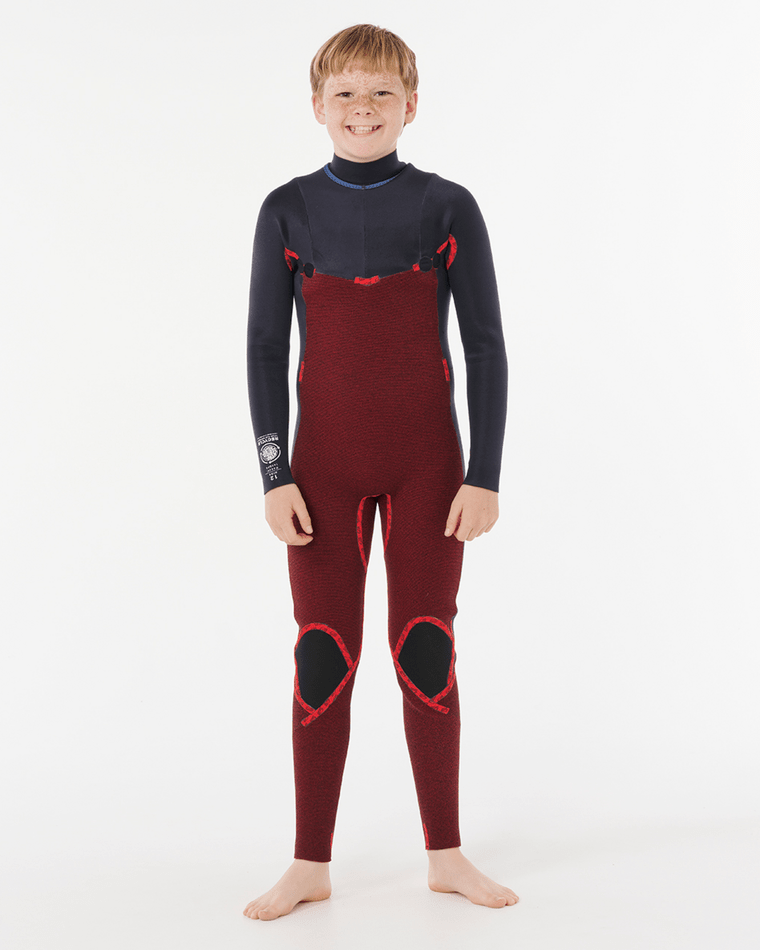 Rip Curl Kid's Dawn Patrol 3/2 Chest Zip Fullsuit