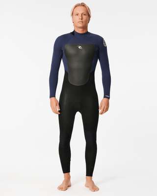 Rip Curl Men's Omega 4/3 Back Zip Fullsuit-Slate