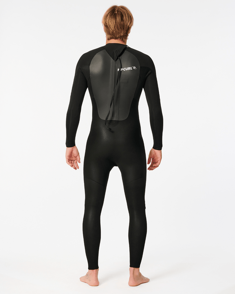 Rip Curl Men's Omega 3/2 Back Zip Fullsuit-Black