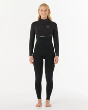 Women's Rip Curl E-Bomb BZ 4/3 Fullsuit-Black