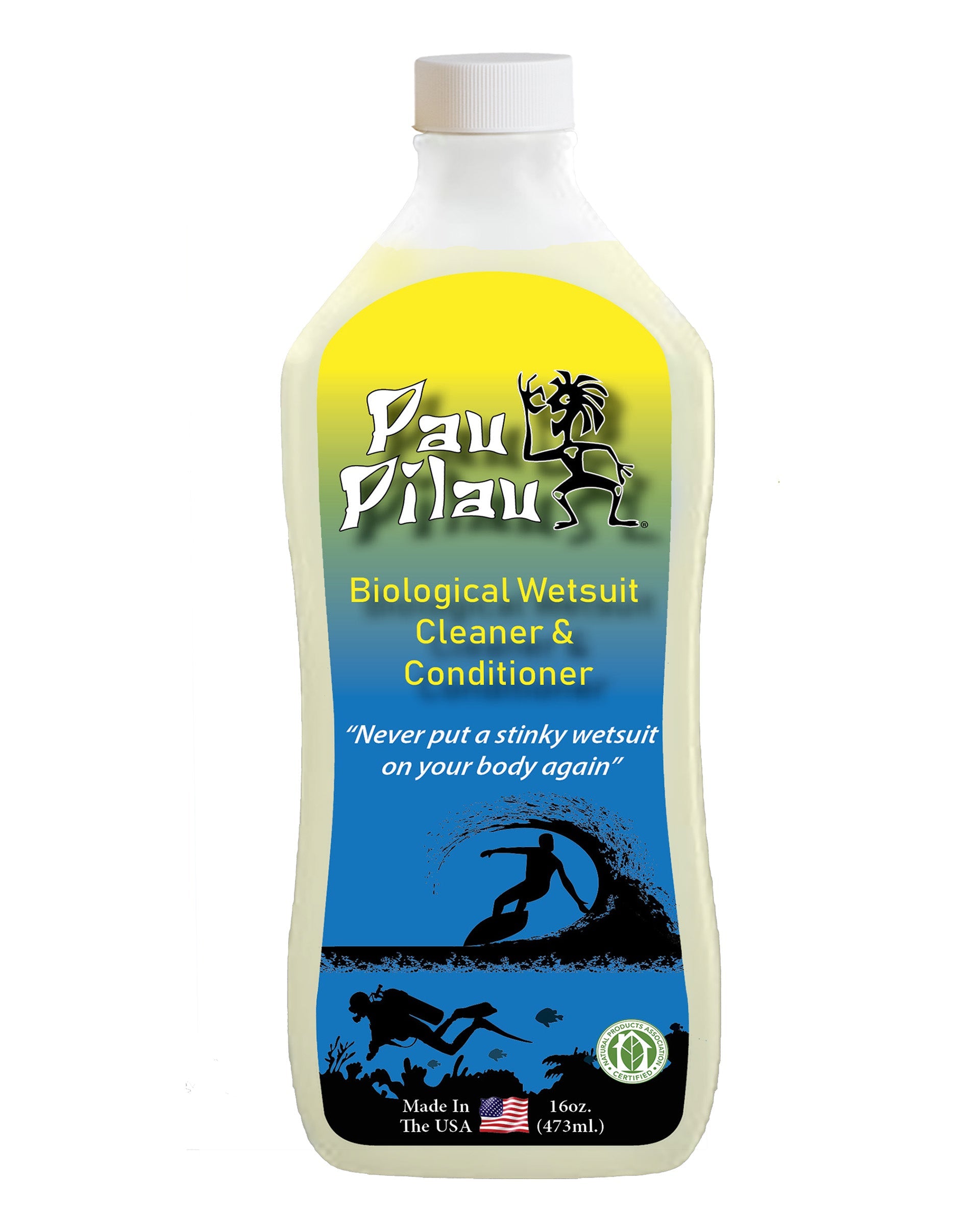 Pau Pilau Wetsuit Cleaner 16oz.