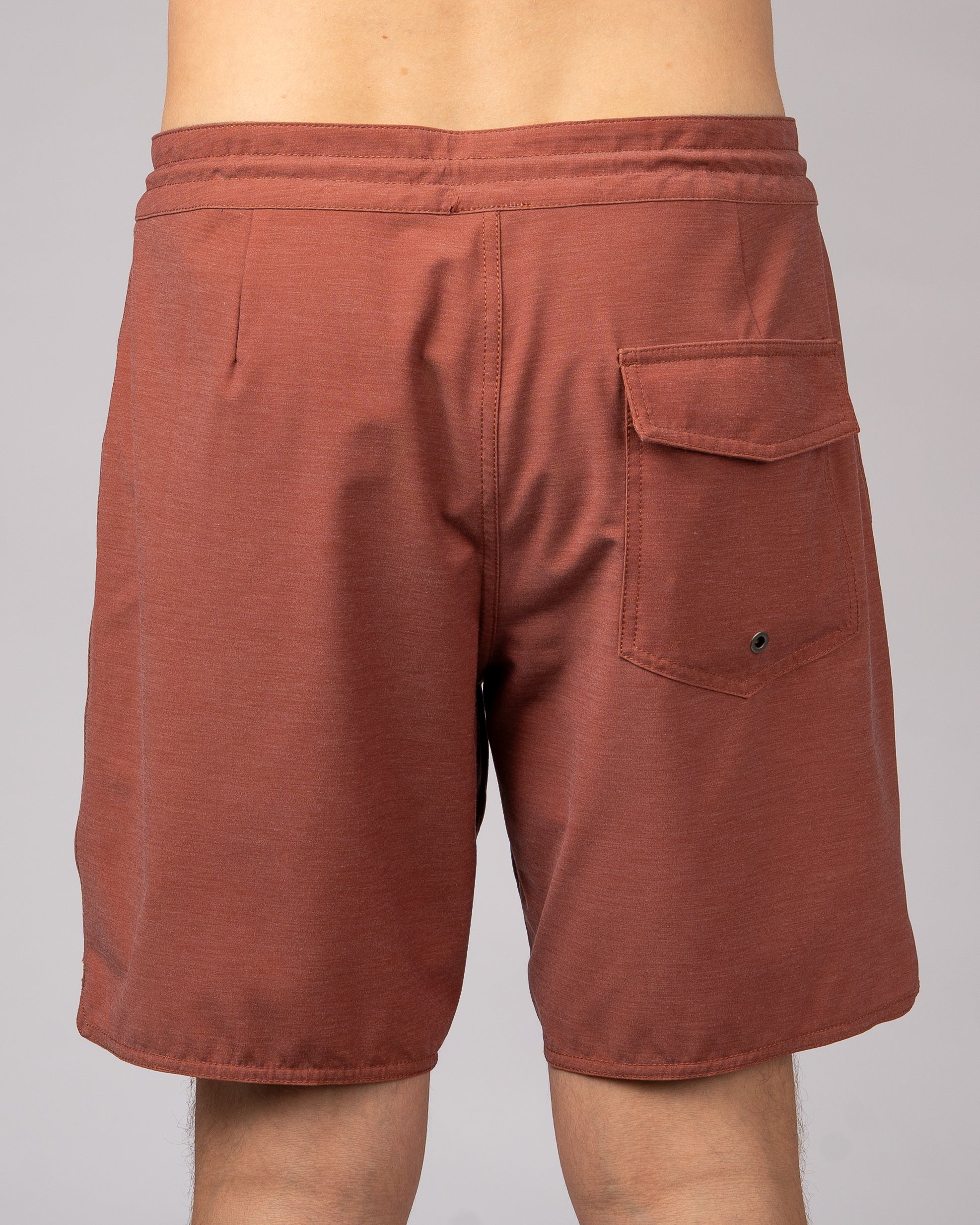 17.5" Lowdown Boardshorts - Rust