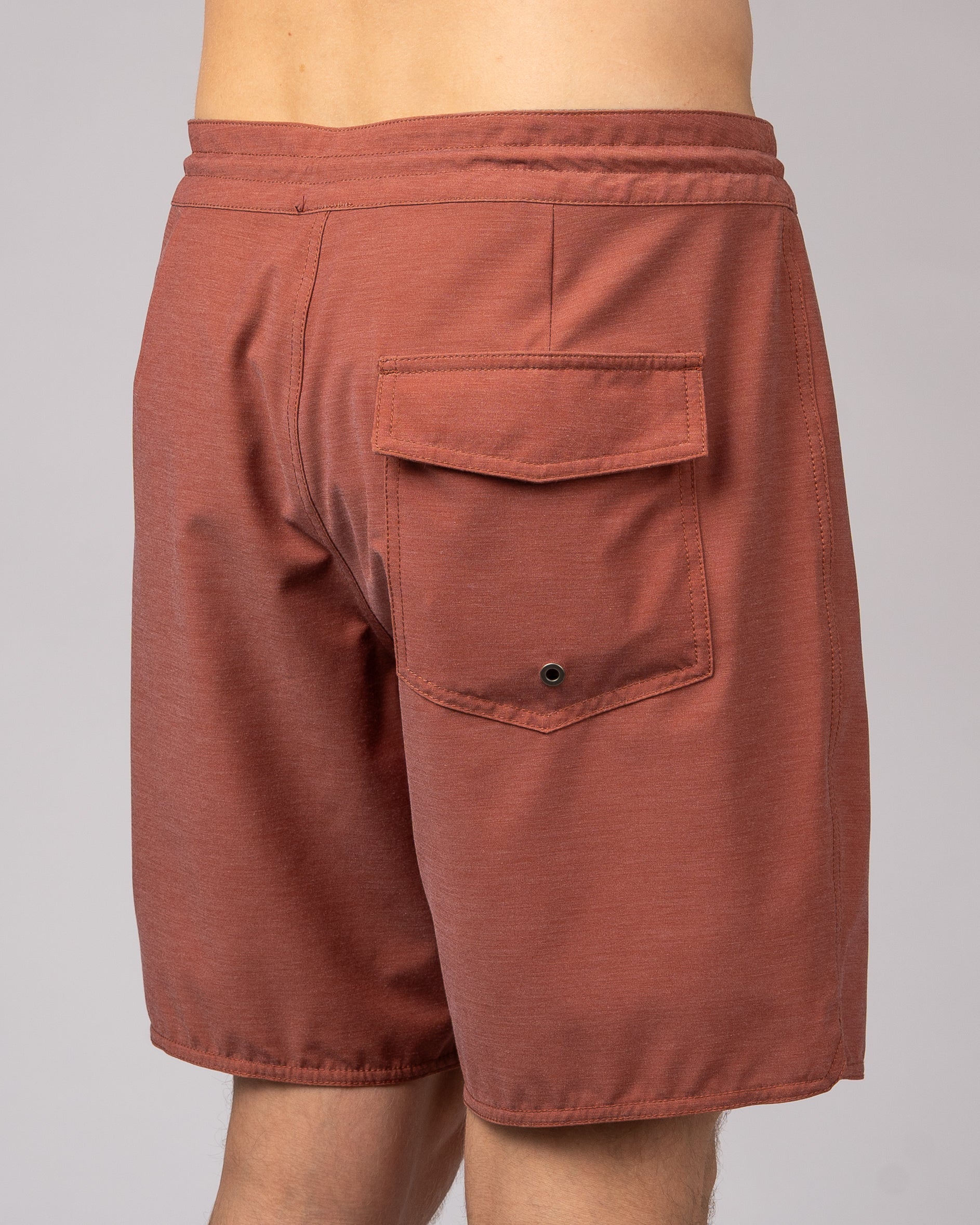 17.5" Lowdown Boardshorts - Rust