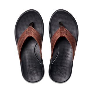 Reef Men's Cshn Phantom 2.0 Leather Sandal - Brown/Black
