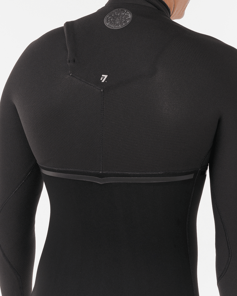 E-Bomb 3/2 Chest Zip Fullsuit- Black