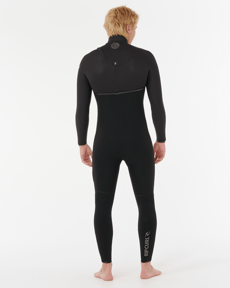 E-Bomb 3/2 Chest Zip Fullsuit-Black