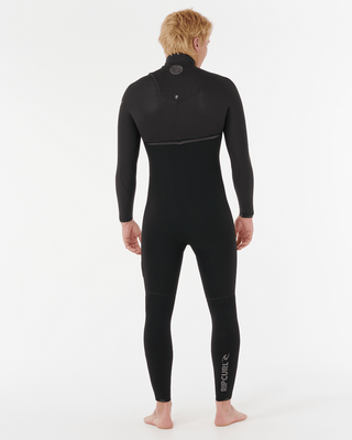 E-Bomb 3/2 Chest Zip Fullsuit-Black