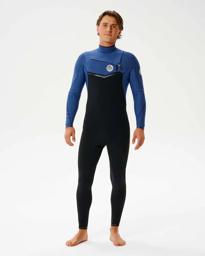 E-Bomb 3/2 Chest Zip Fullsuit-Navy
