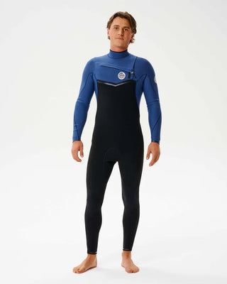 E-Bomb 3/2 Chest Zip Fullsuit-Navy