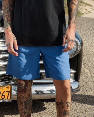 HBPD x Jack's Surfboards 18" HB Patrol Boardshorts - Blue/Black